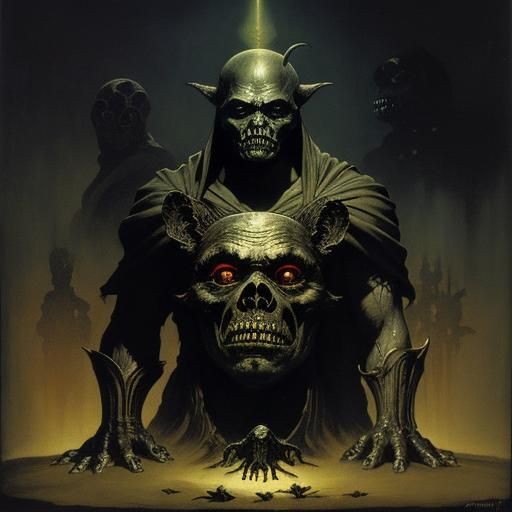 Grotesque Creatures Emerge: Biomechanical Heroic Fantasy