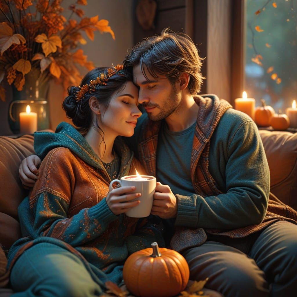Cozy Autumn Date Night by Firelight