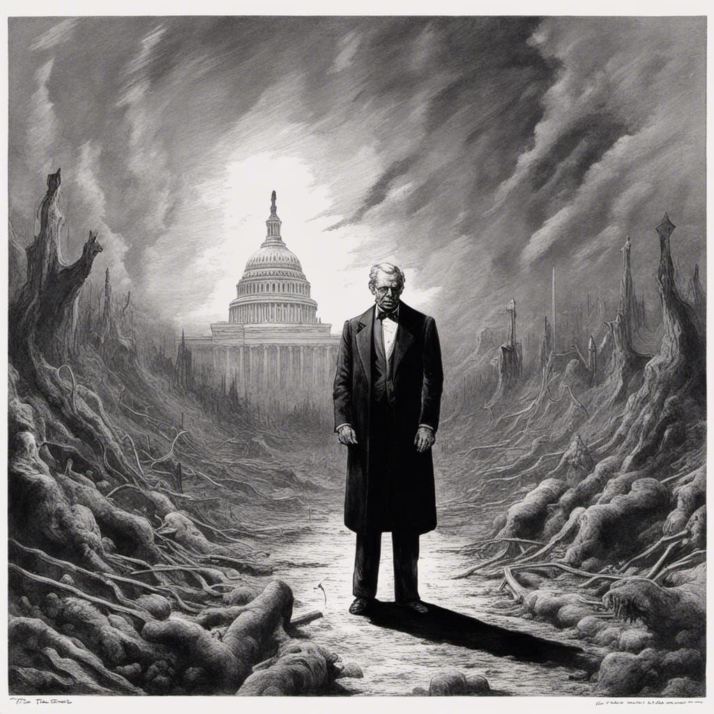 US President Alone in Post-Apocalyptic World