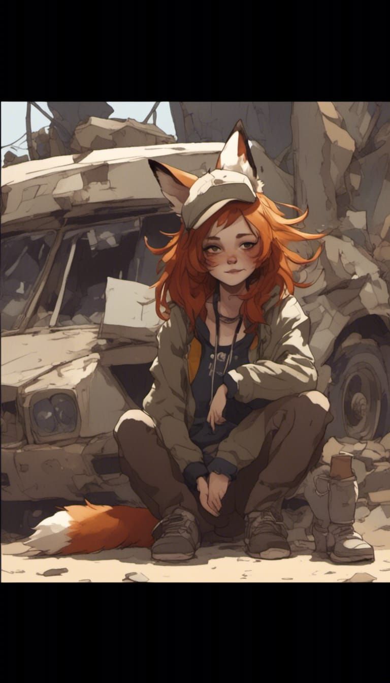 Apocalyptic alternate world with a Fox-girl VIXEN