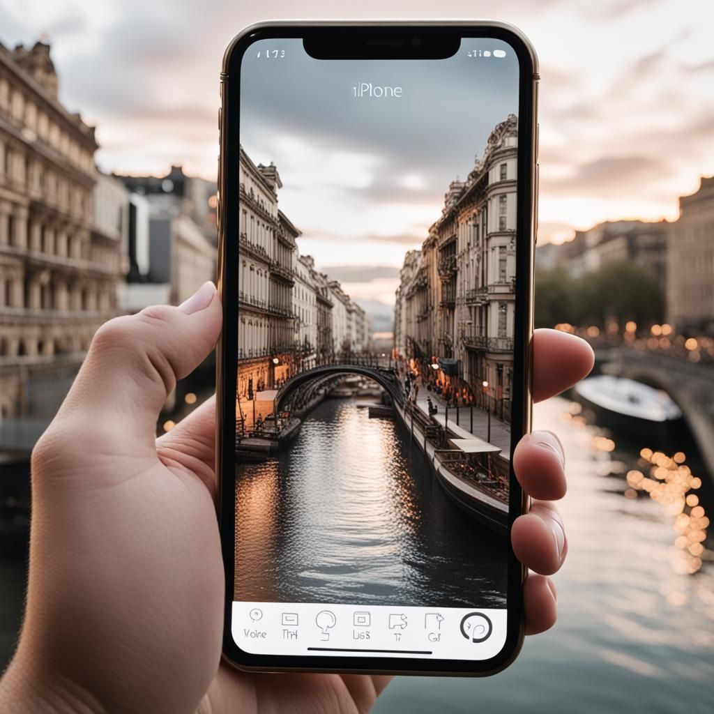 iphone with real life photos for apps