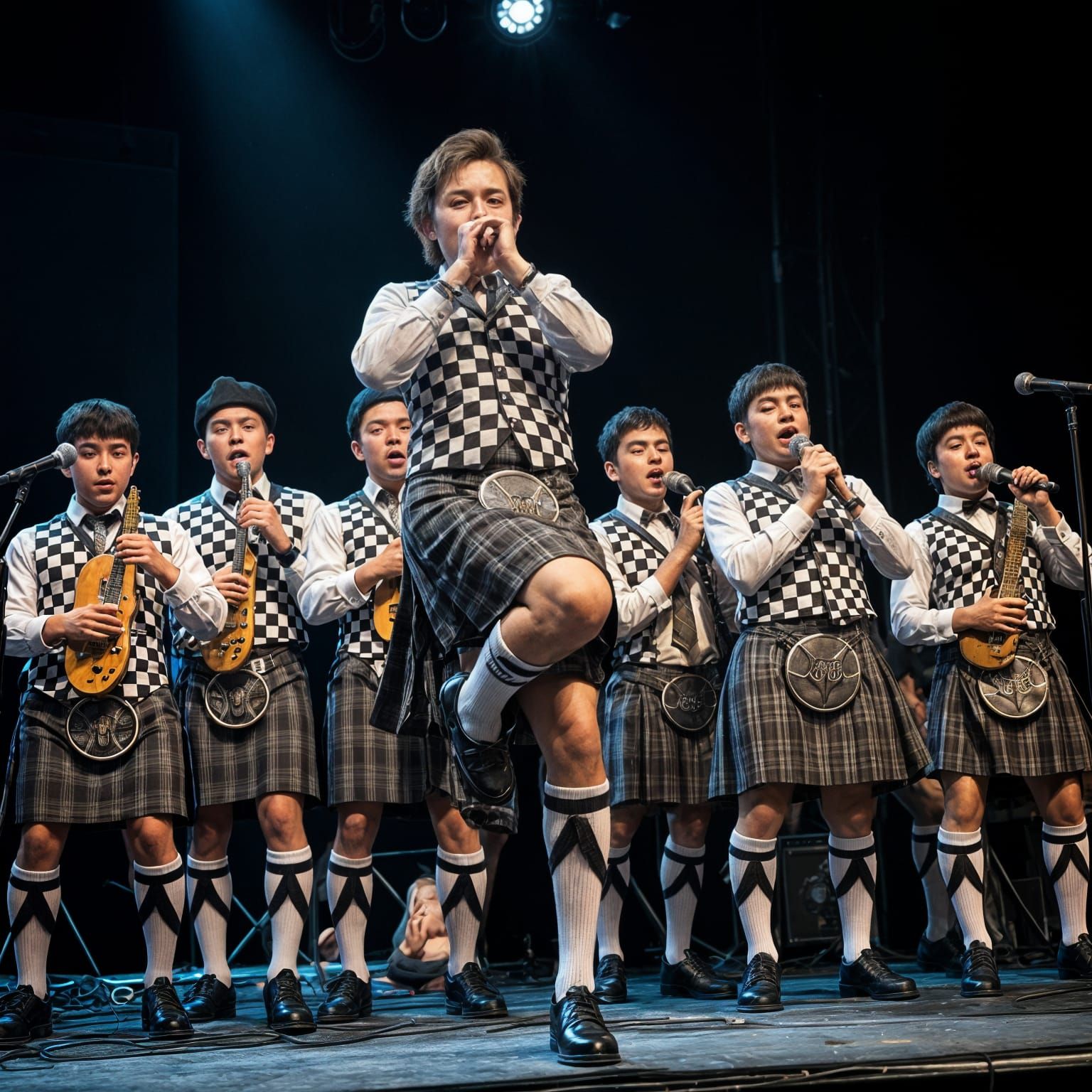 Harmonica Ska Band Performs Energetic Stage Show