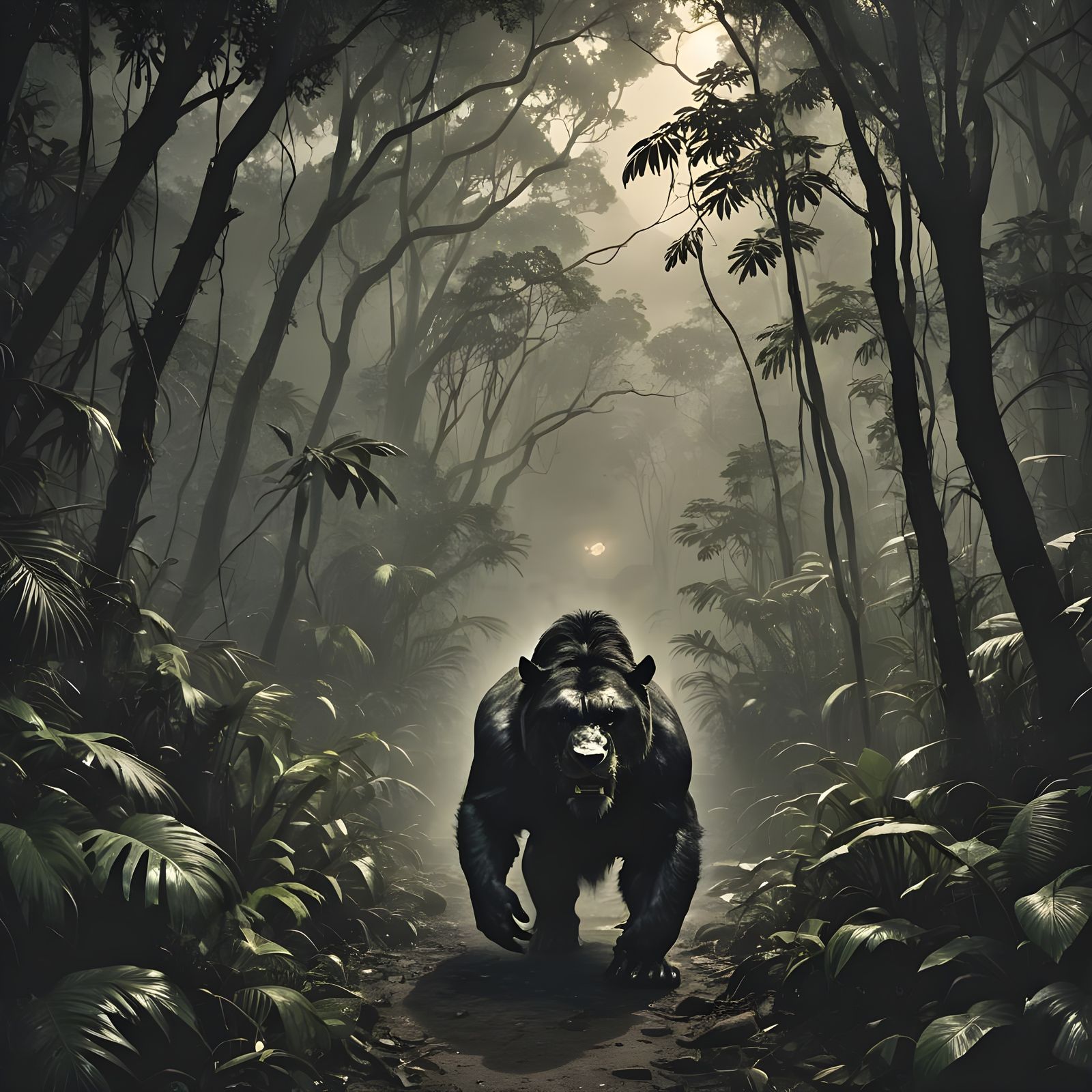 Smoky Night Jungle Beast