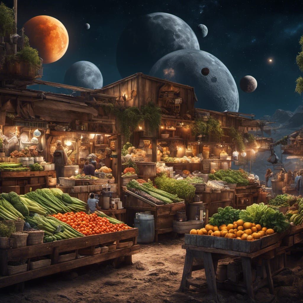 Farmers market in space🪐⭐️