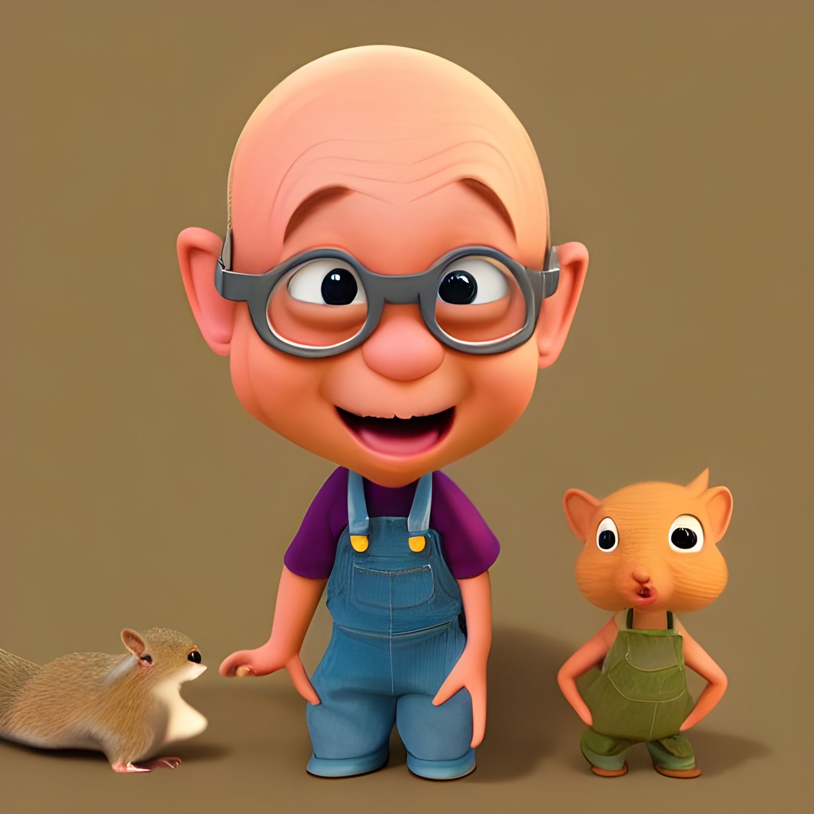 Man Dances with Squirrels: Pixar-Style 3D Art