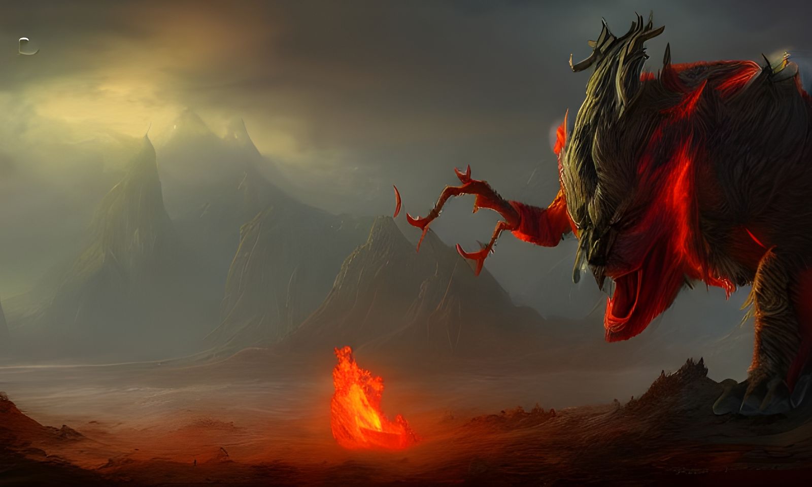 Fantastical Beast Concept Art in 8k Resolution