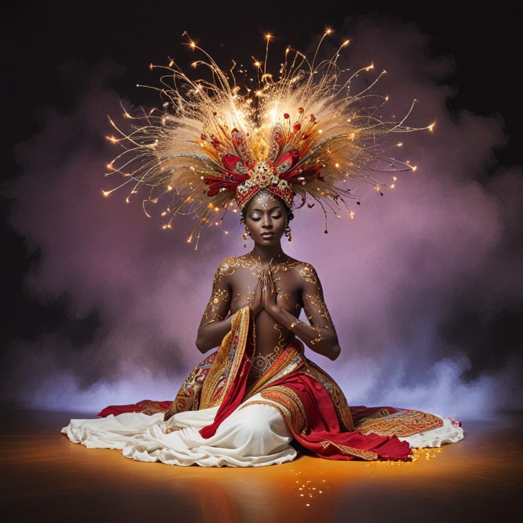 Abstract Expression of Emotion in Vibrant Colors