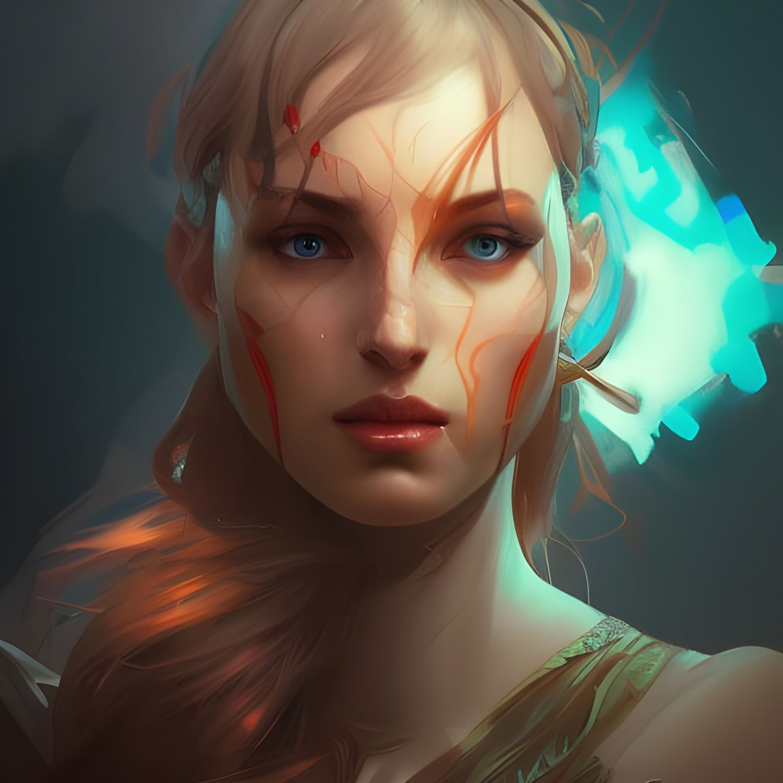Hyperdetailed Warhammer Portrait in Unreal Engine 5