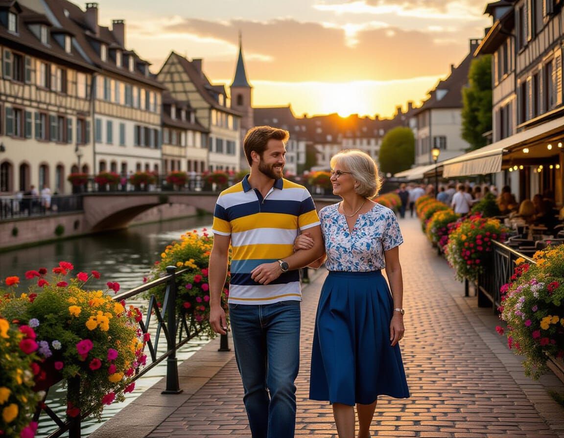 Sunrise and sunset: a son and his mother