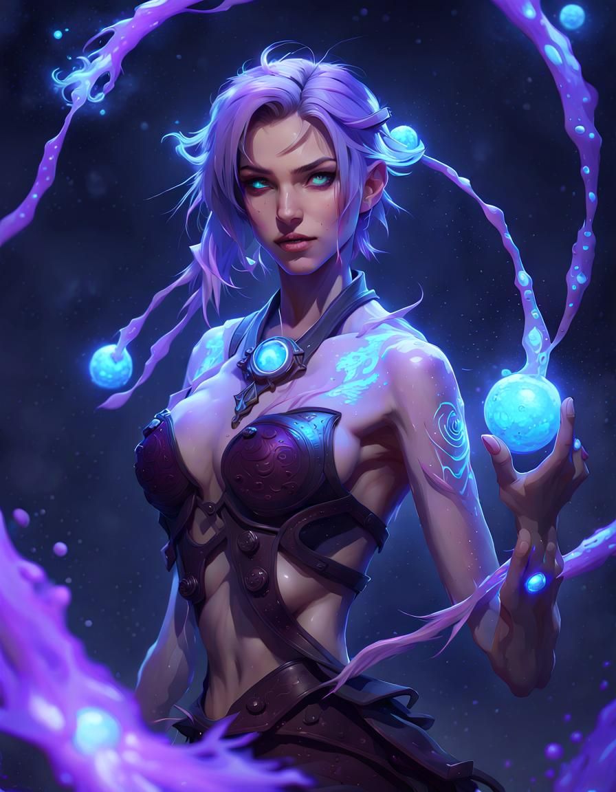 Jinx from Arcane in a Renaissance Occult Painting