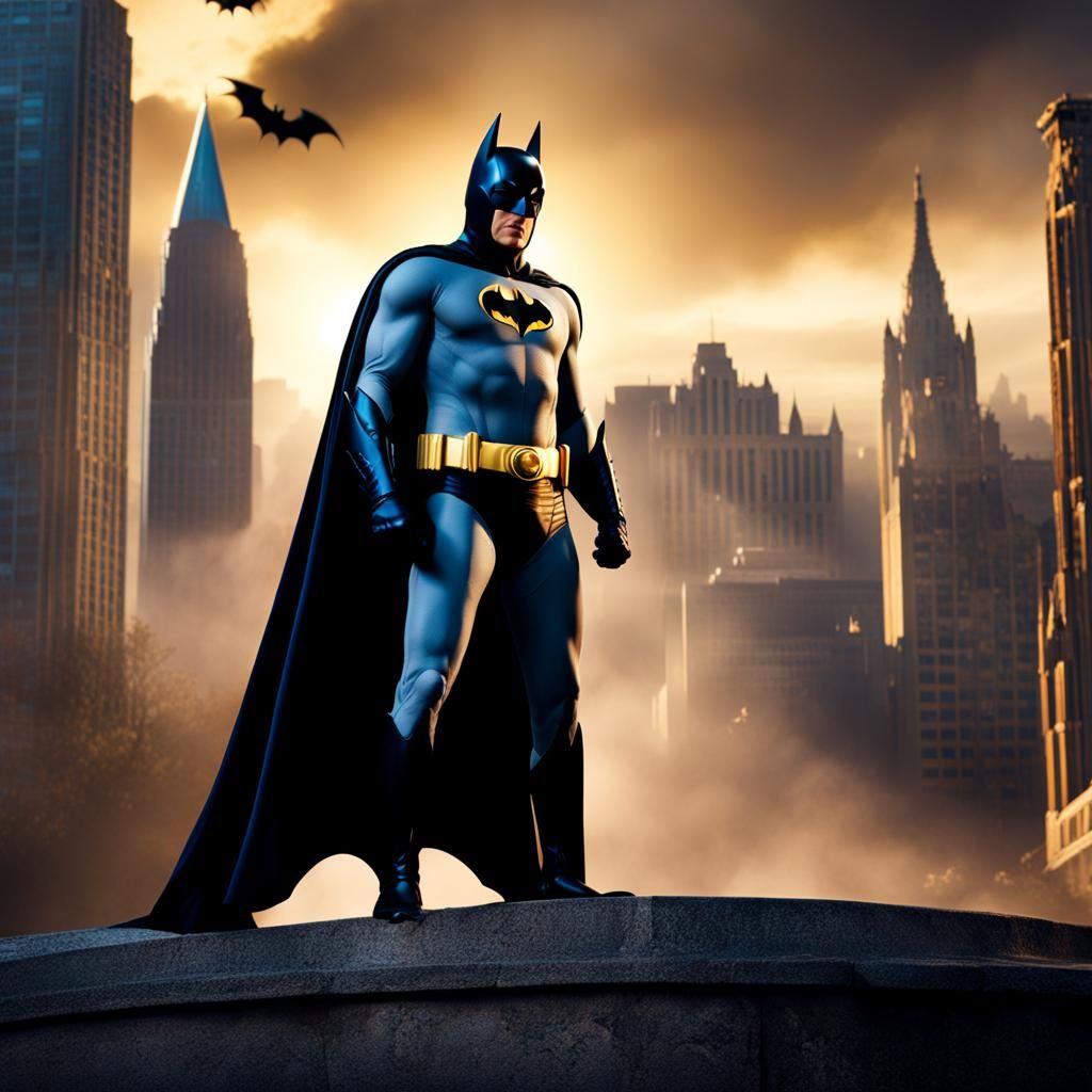 Adam West as Batman: Epic Digital Matte Painting