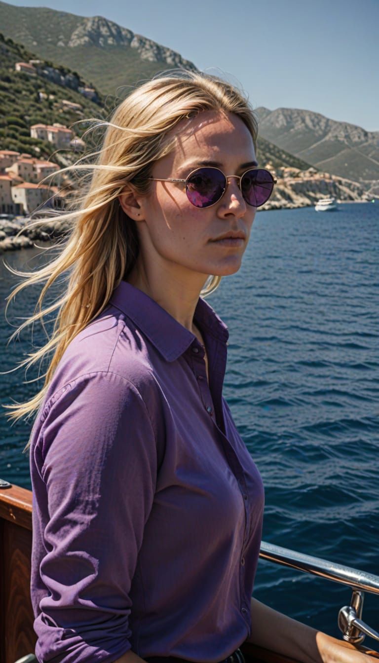 Once upon a time 31... Méditerranée (leaving Corsica)