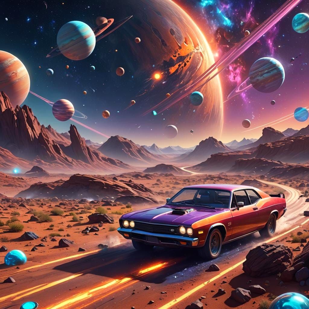 Cosmic Cruiser Navigates the Solar System