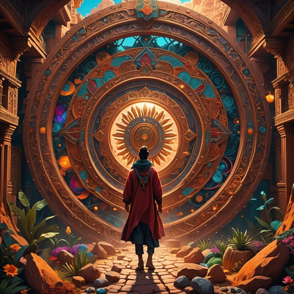 Liberation from Mental Chaos in Vibrant Colors