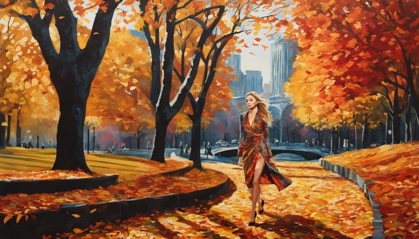 Taking a Walk Painting