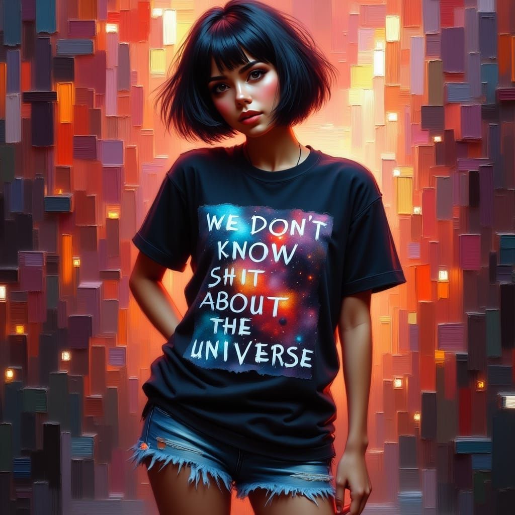 Star Fleet Officer Loxy Isadora Bliss in Denim