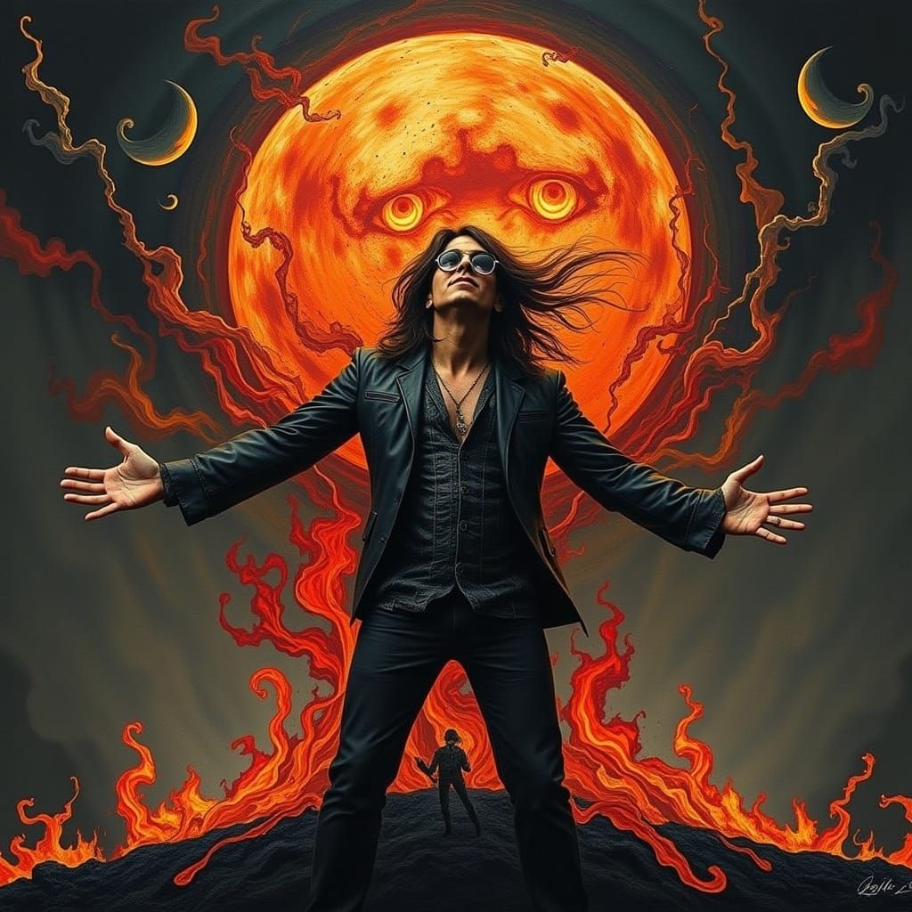 Ozzy Osbourne: Heavy Metal Surreal Portrait