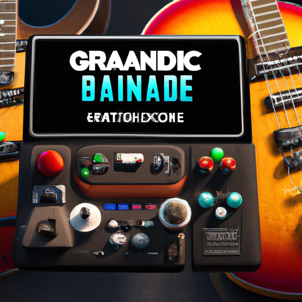 GarageBand on Nintendo Switch: Detailed HD Render