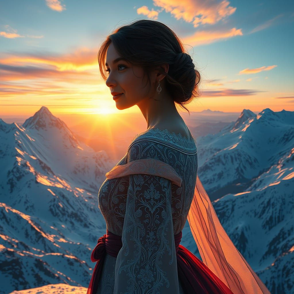 Woman of the mountains (Nednut's Portraits)