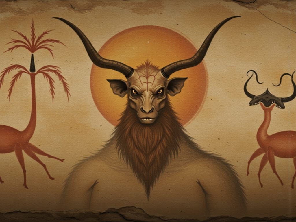 Paleolithic Art in Kakejiku Style