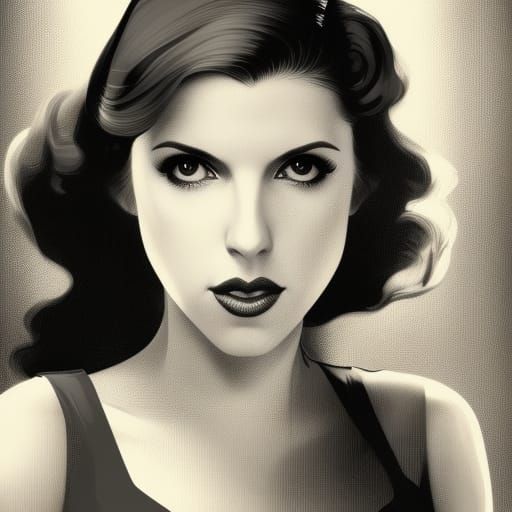 Anna Kendrick as Femme Fatale in Film Noir