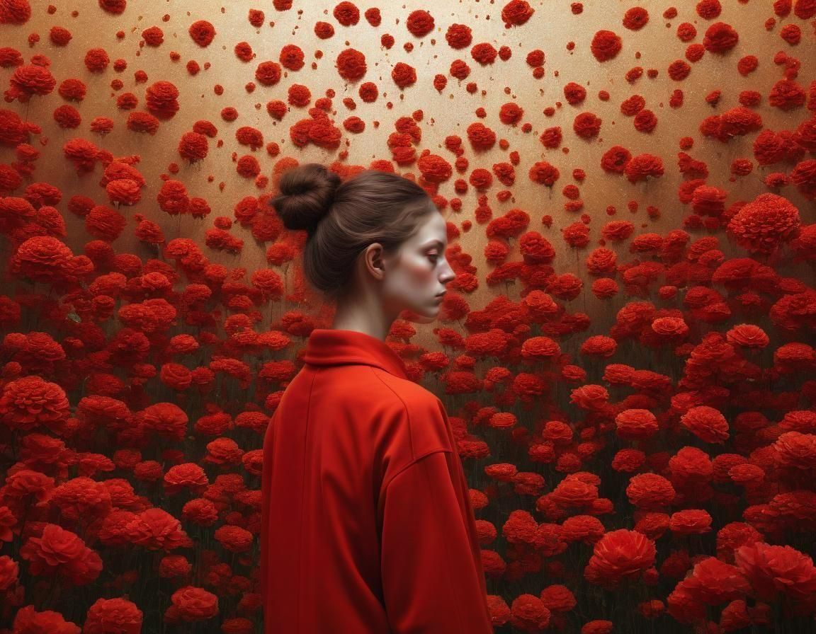 Ethereal Abstract Floral Art by Jane Jay