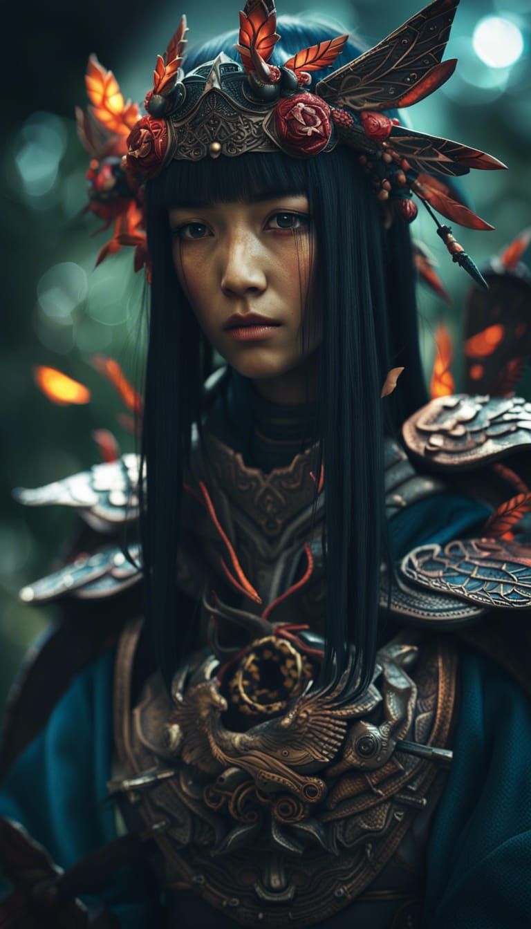 Dramatic Fairy Ritual in Cinematic Style