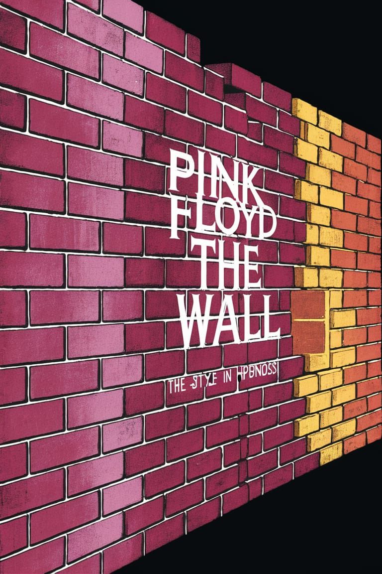 Pink Floyd's The Wall Album Cover Art in Hipgnosis Style