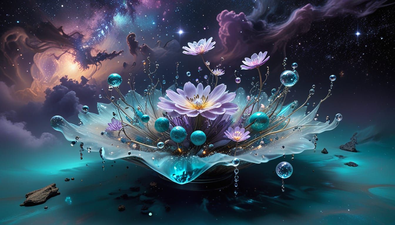 Ethereal Materials in Surreal Three-Dimensional Space