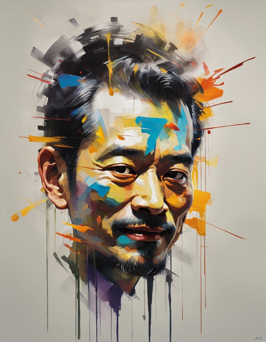 Vibrant Supermarket Scene with Traditional Chinese Music and...