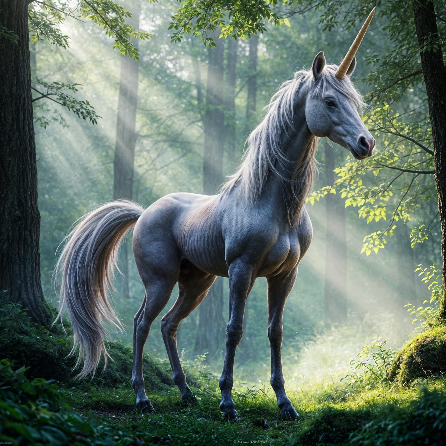 Detailed Image of a Knabstrupper Unicorn