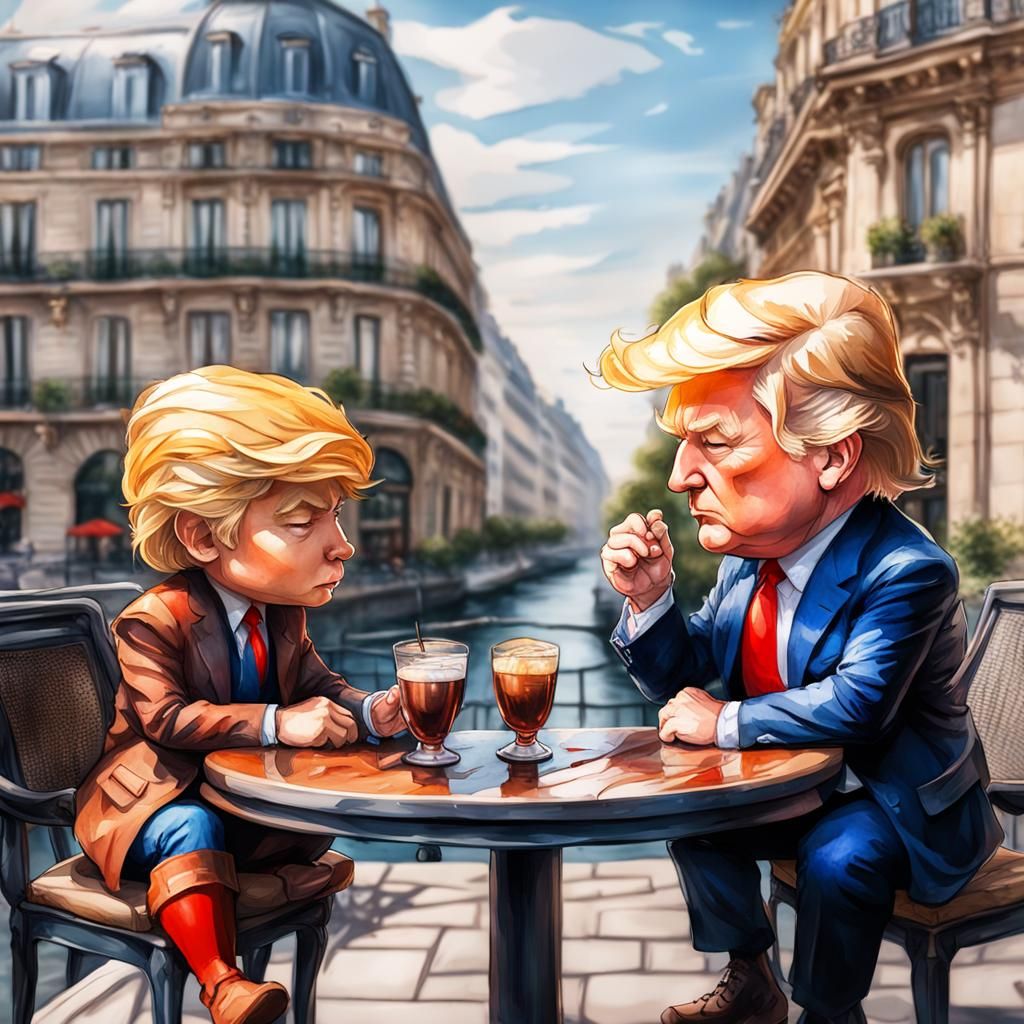 Donald Trump chibi art chibi art