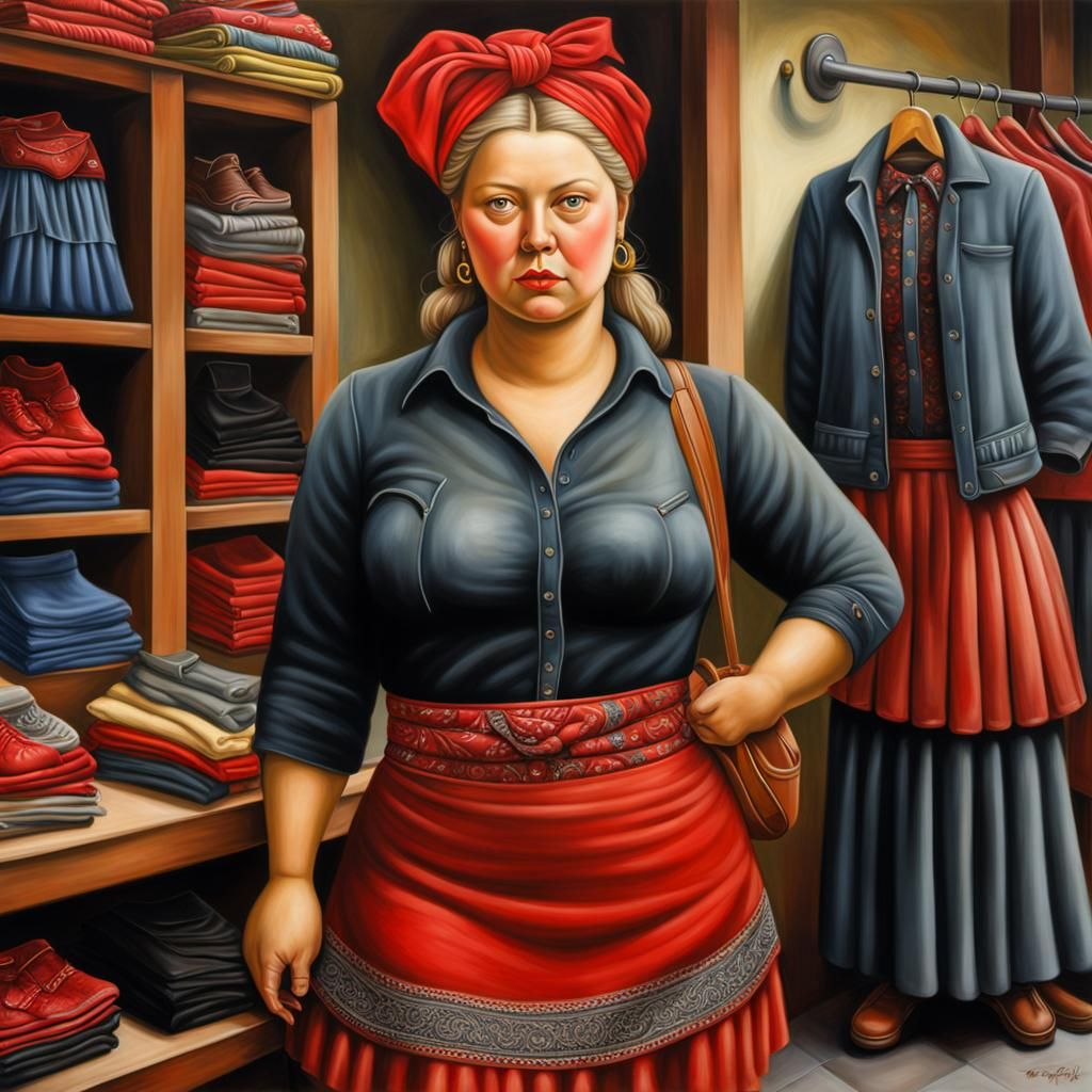 Clothes Saleswoman