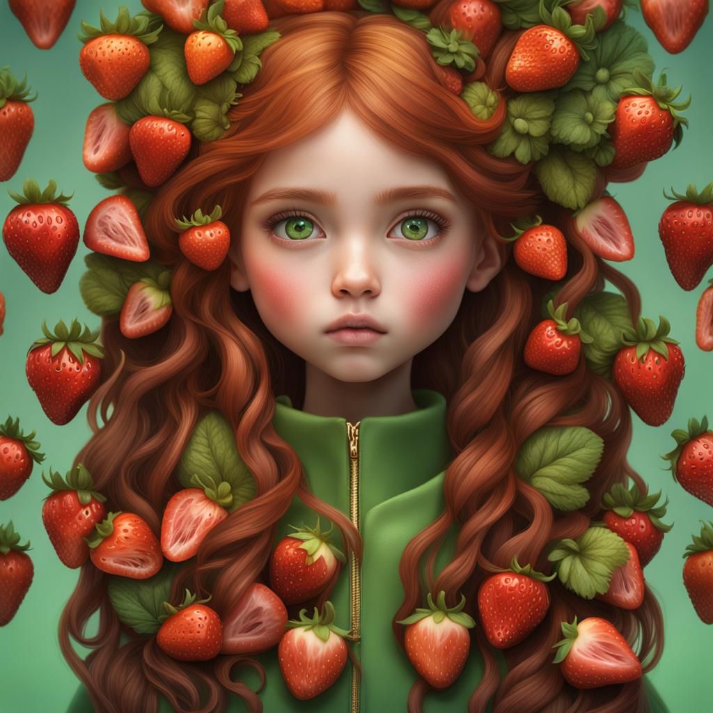 Girl with Twins: Detailed Fantasy Concept Art