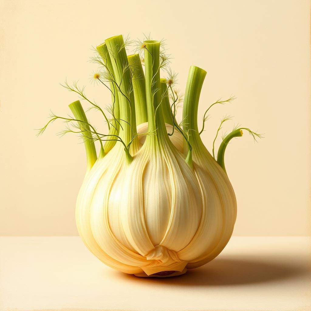 Fennel Still Life in Dutch Masters Style