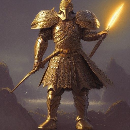 Armored Duck: Fantasy Digital Painting