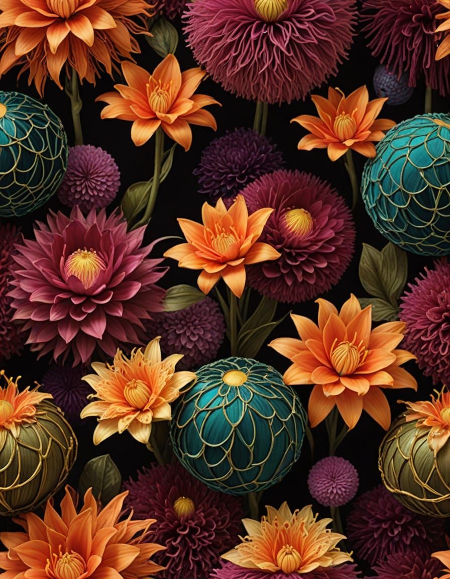 Watered Temari Silk Ball Wookey Hole Hilarious Flora Lava Cave