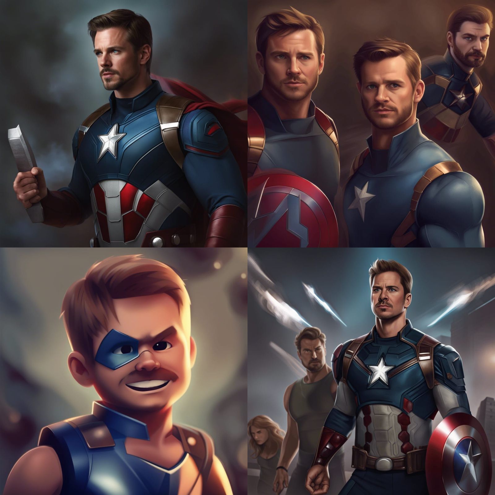 Steve as an Avenger