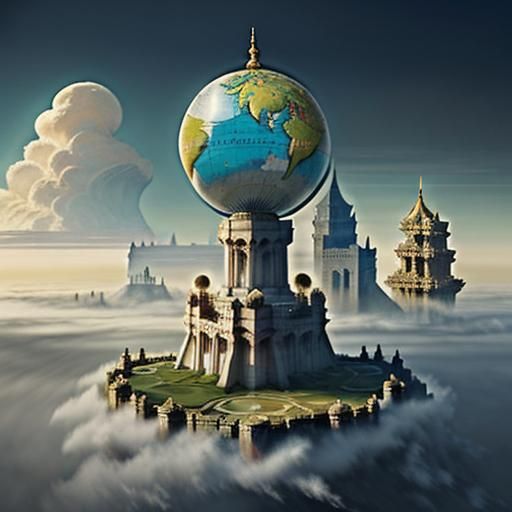 "The cloud-capp'd towers, the gorgeous palaces, / The solemn temples, the great globe itself, / Yea, all which it inheri...