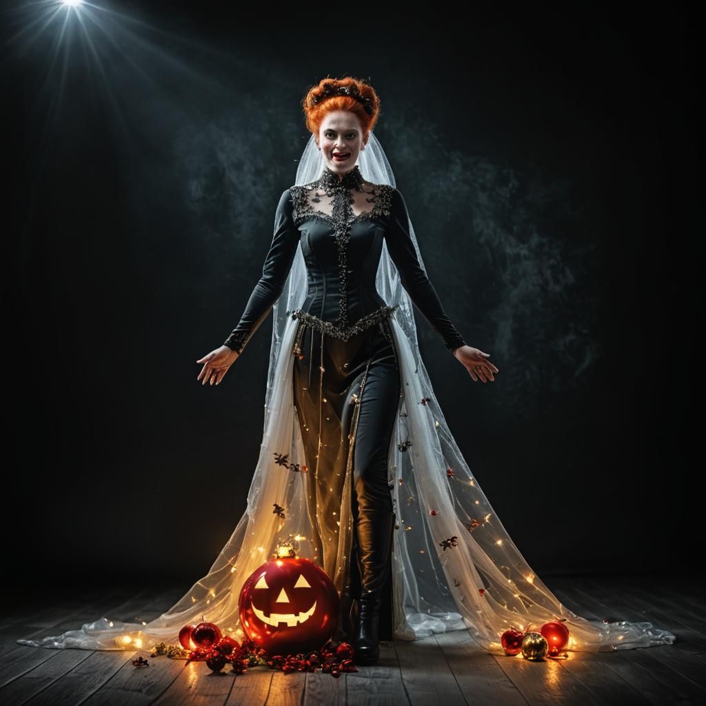 Christmas Dancer: Award-Winning Photorealistic Image