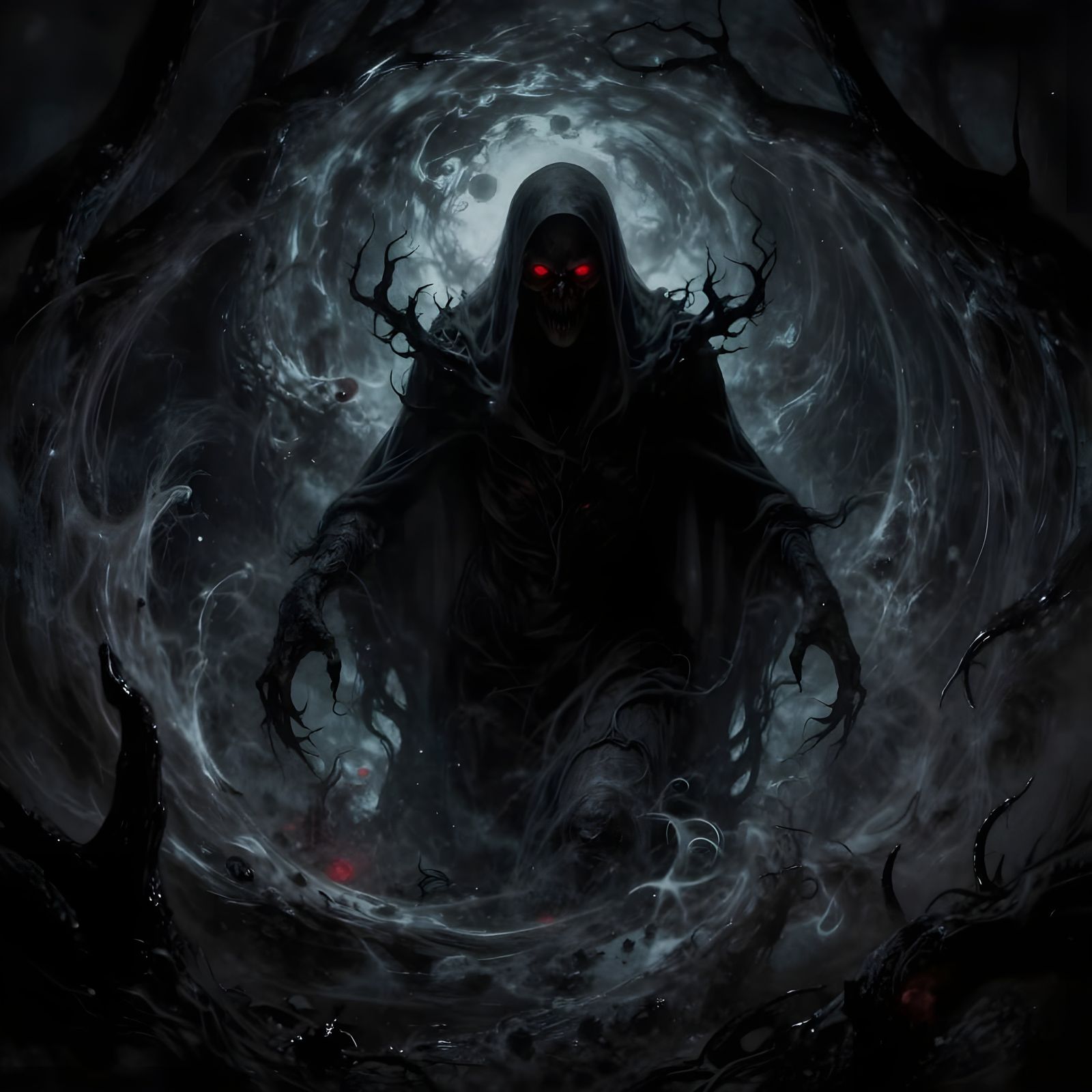 AI-Generated Nightmare Art