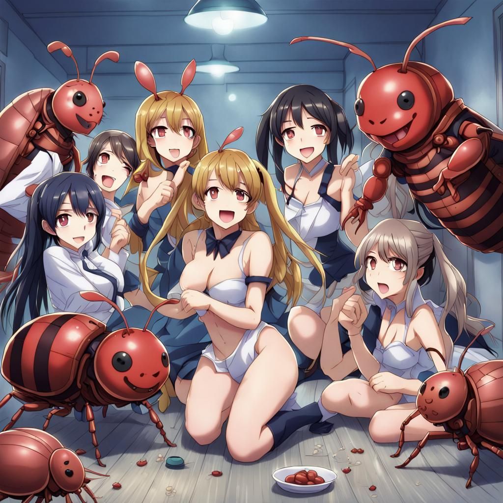 Bedbug Party in Anime Style