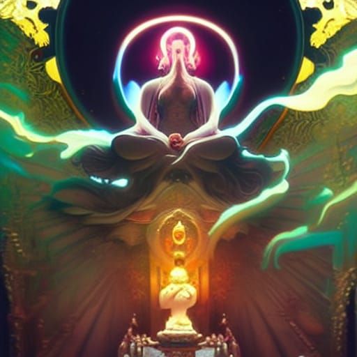 Maitreya: Dark Fantasy Concept Art in 8K