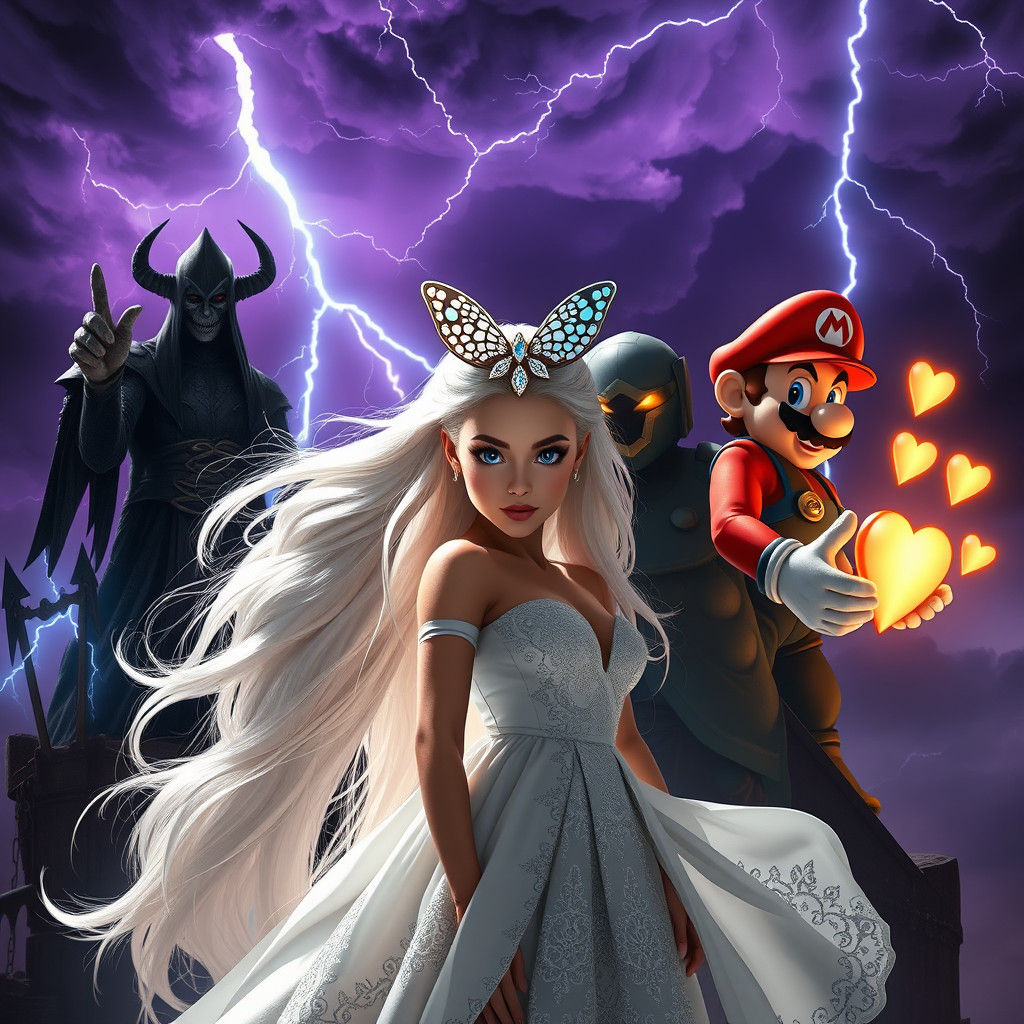 Dark Sorcerer and Corrupted Mario Faceoff