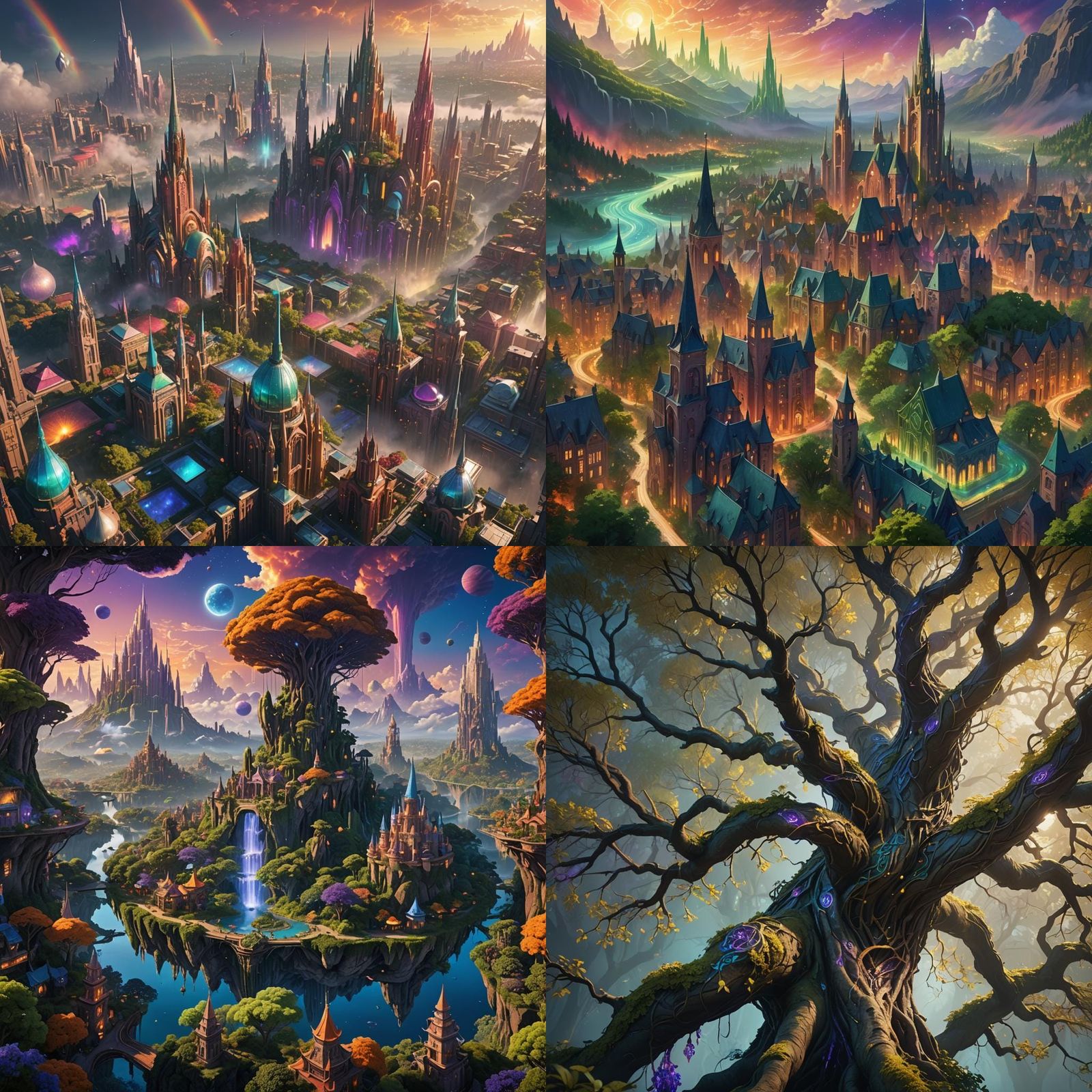 Fantastical Perfect World Concept Art