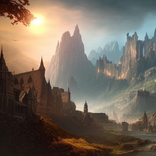 German Invasion of Europe: Detailed Matte Painting