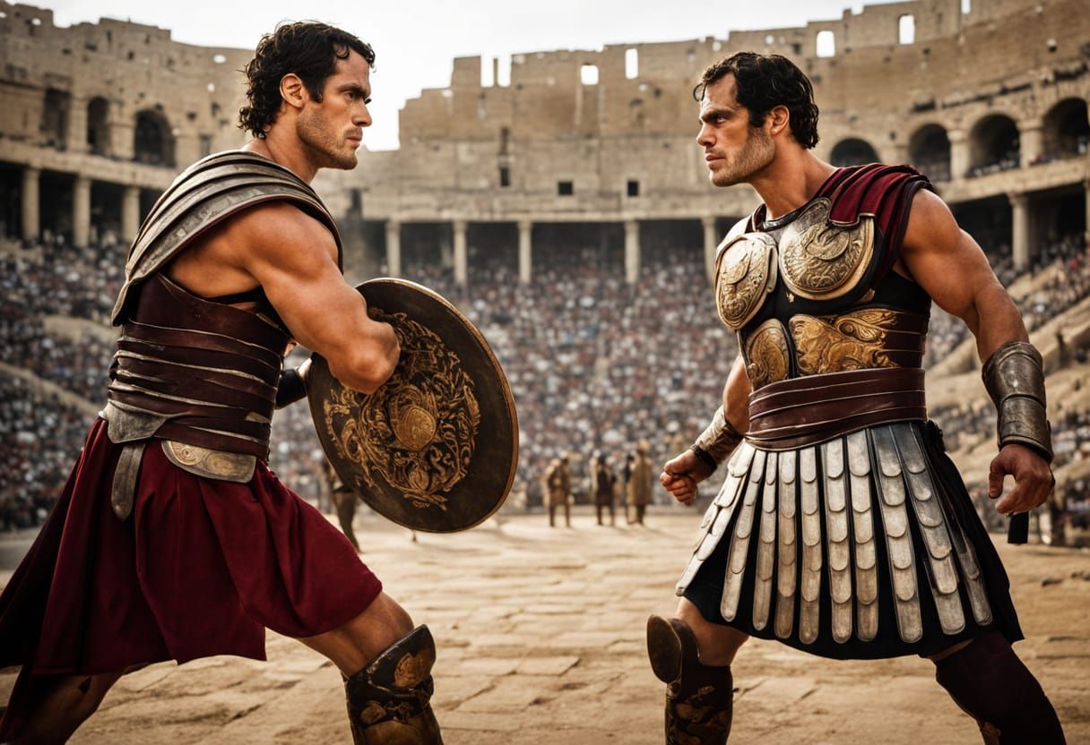 Gladiators Boxing in the Odeon of Herodes Atticus
