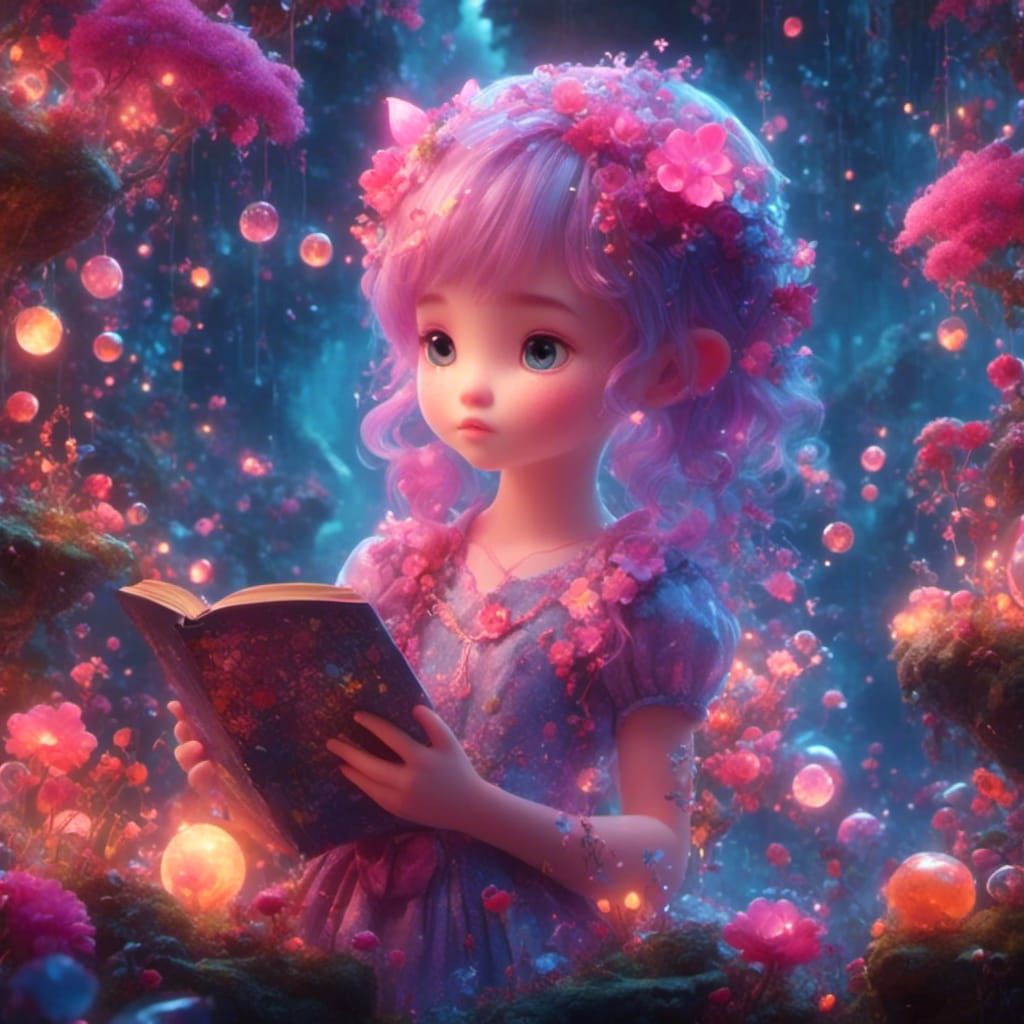 Katress from Palworld in Dreamy Dark Style