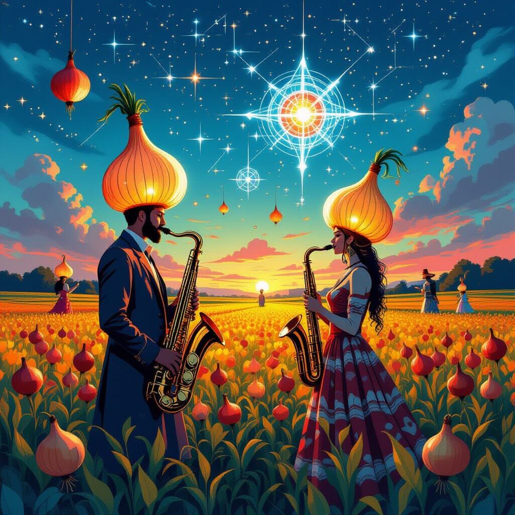 Onions Glow Like Instruments in Whimsical International Beau...