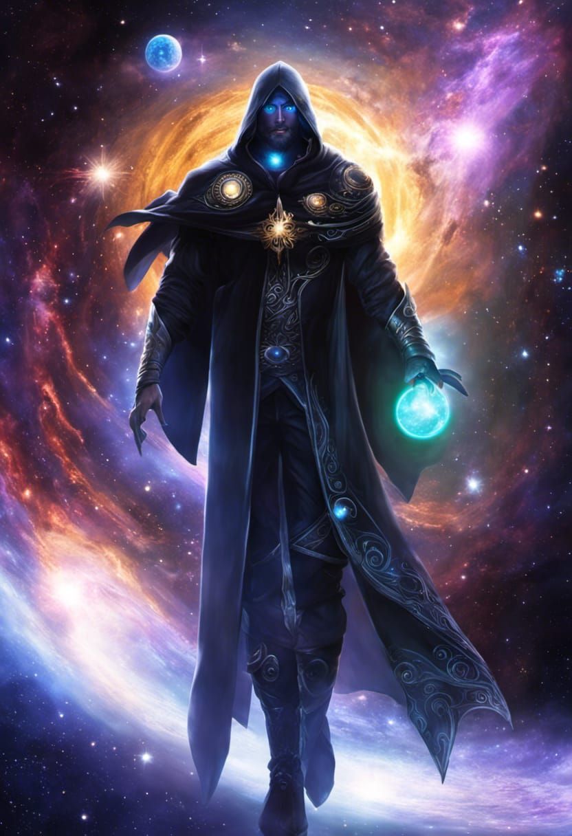 Starchild Mage: Universe Within, Hyperdetailed Dark Fantasy